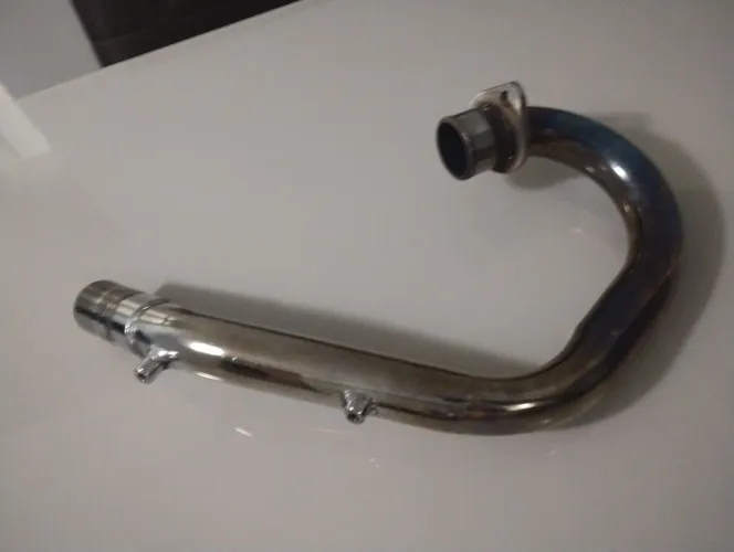 Curva escapamento coletor, pro Tork Honda tornado XR 250