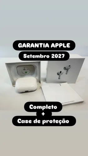AirPods Pro 3 | Garantia Apple 2027 | Completo + Case de Proteção