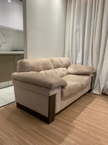 Sofá 2 Lugares Bege