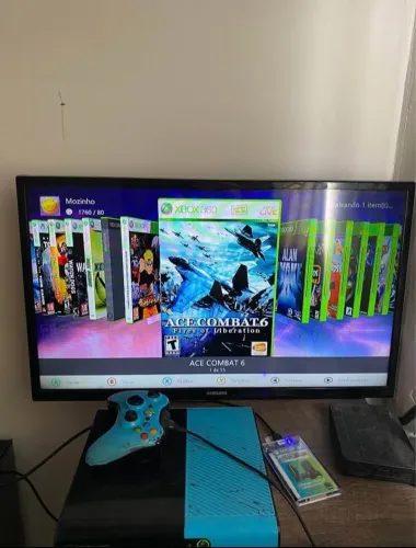Xbox 360 Super slim RGH completo 