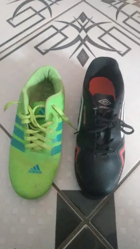 Chuteira e Society para futebol ?.
