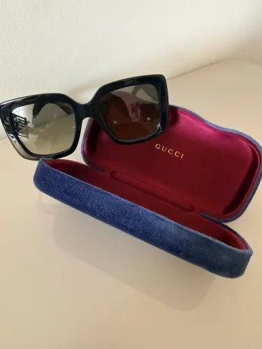 Óculos de Sol Gucci Original Quadrado Oversized (Com Estojo)
