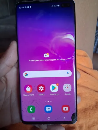 Vendo S10+128gigas funcionando tudo perfeitamente $ 290$