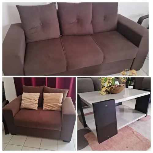 Vende-se sofá e centro