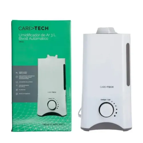 Umidificador de Ar Bivolt Automático Caretech UMD110 3L