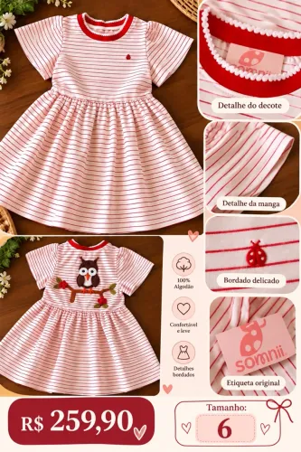 Vestido para criança