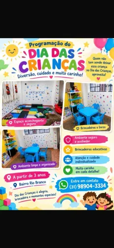 Cuidadora de crianças a partir de 3 anos no bairro Rio Branco mg