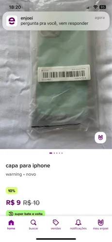 Capa para iPhone  verde iPhone 11 e cinza iPhone 8 Plus 