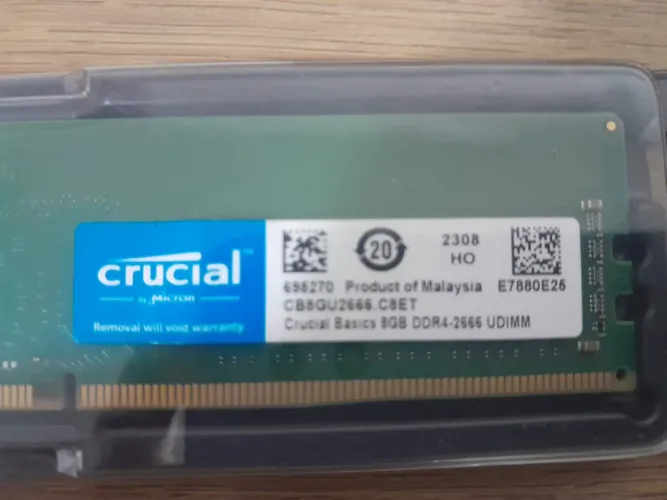 Memória RAM Crucial 8gb ddr4 2666