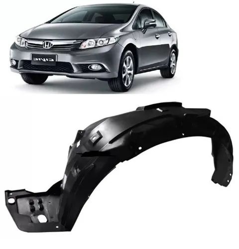 Parabarro Lameiro Protetor Interno Caixa Roda dianteiro Honda Civic 2012 ate 2016