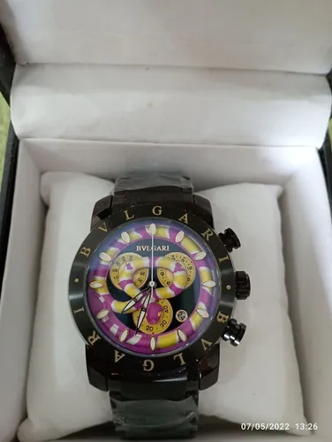 Relógio Bvlgari Serpente Preto a prova d'água