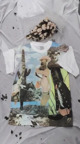 Camiseta Malha de Algodão Feminina