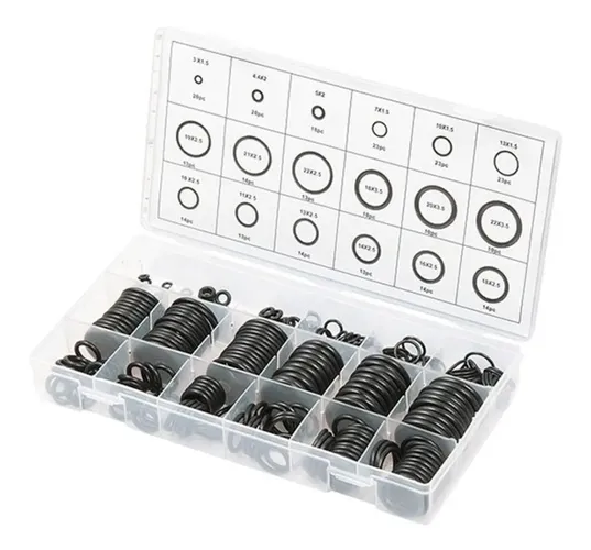 Kit Anel Vedação De Borracha D 3 - 23 Mm 279 Peças