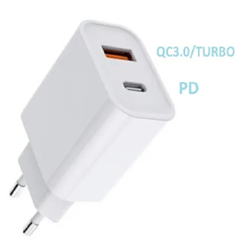 Fonte Carregador Turbo 67w Usb-C + usb Tomada Parede Homologado Anatel