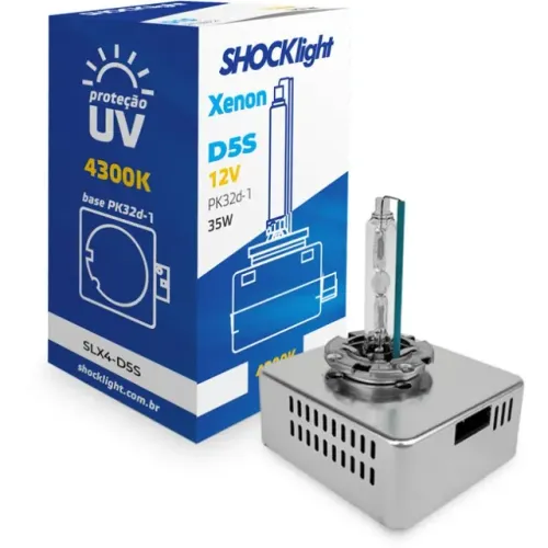 Lâmpada Farol Xenon D5S - 4300K 35W 12V - SLX4-D5S