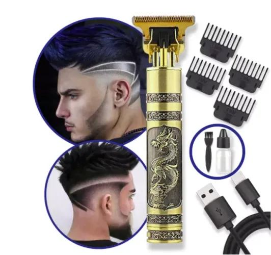 Maquina de Cortar Cabelo e Barbear Dragão
