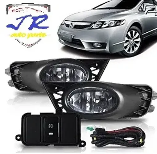 Kit Farol de Milha New Civic 2009 2010 2011 Auxiliar Neblina
