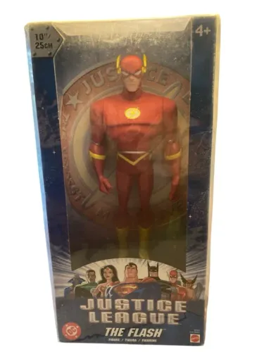 Dc Justice League - The Flash - 25 Cm - Mattel 2003 (3 R)