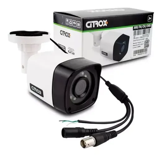 Camera Bullet Híbrida Citrox Ppa 4x1 Ahd Tvi Cvi 720p Cftv 20m << Promoção