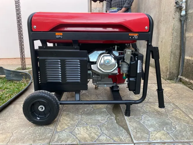 Gerador Monofásico 8000w Gasolina Gg8000-es Kawashima