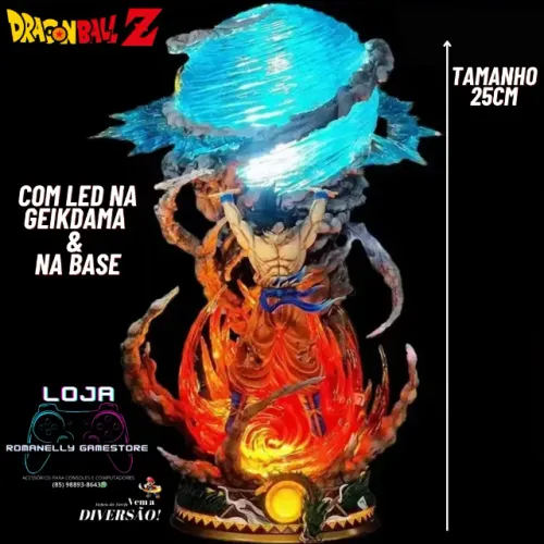 Action Figure Goku Geikdama LED Novo a Pronta Entrega - Aceitamos OLXPAY e Fazemos Envio