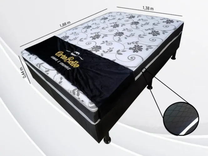 Cama Box Casal Ortopédico D20 - Entrega Rápida