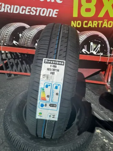 Pneus novos 205 55 16 e 175 65 14 firestone a partir de 277 base troca * 