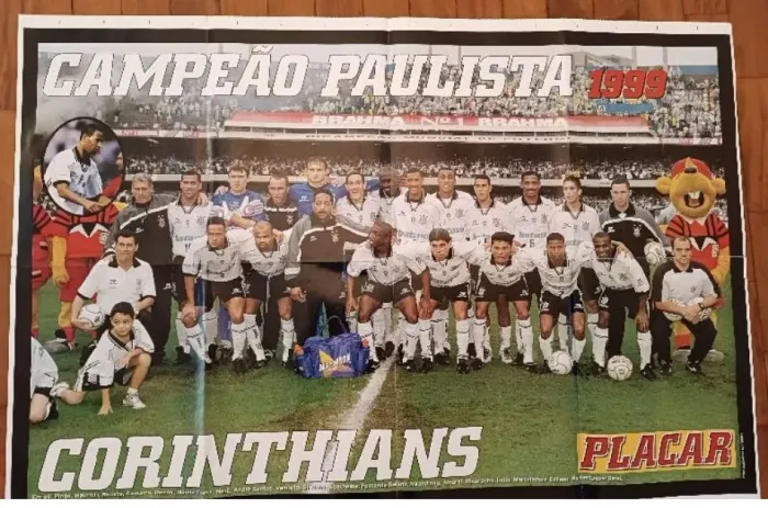 Poster  Corinthians Campeão Paulista 1999