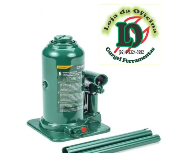 Macaco Hidraulico Tipo Garrafa 6 T - Sata