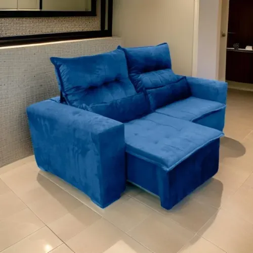 Sofá Retrátil Reclinável New Way 