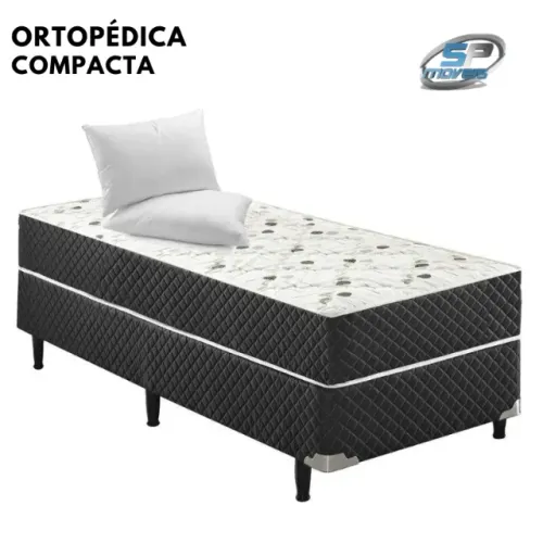 Cama Ortopédica Compacta Solteiro - Direto da Fábrica 