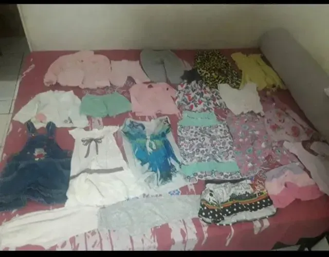 Lote de roupas menina