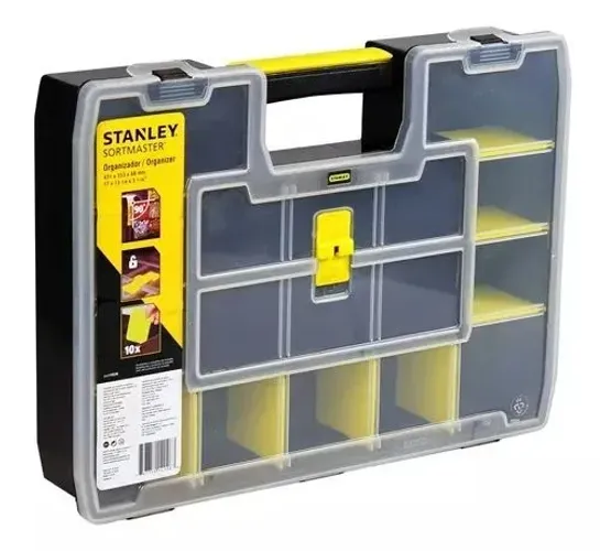 Caixa Organizadora Plástica Com 17 Compartimentos Stanley