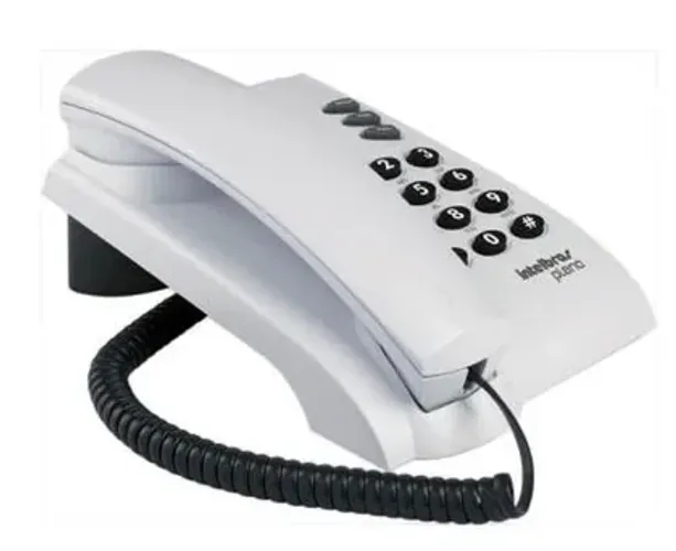 Telefone com Fio Intelbras Pleno Cinza Artico sem chave