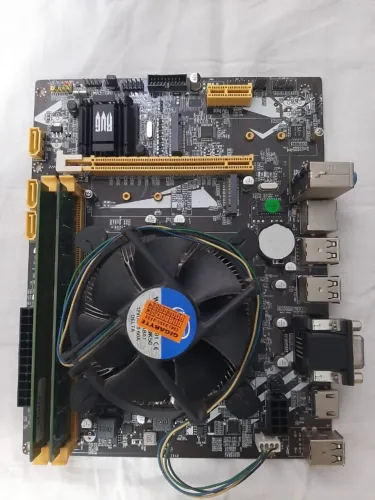 kit xenon 12gb de ran, placa mãe h61 pro