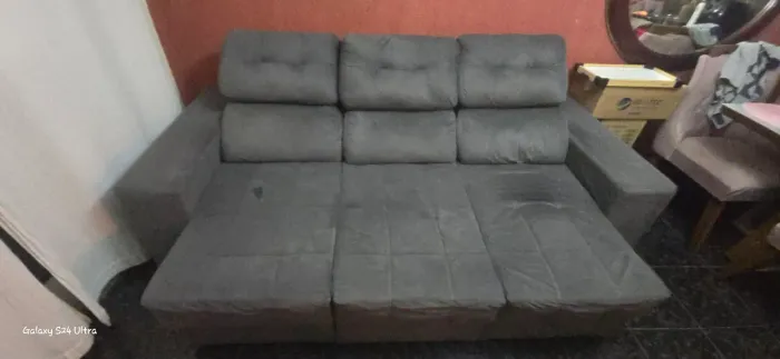 Sofá reclinável 4 lugares