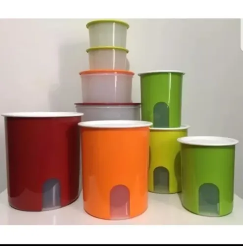 Conjunto Visualware Tupperware 9 peças
