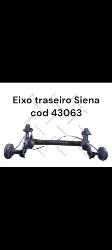 Eixo Traseiro Siena 43063