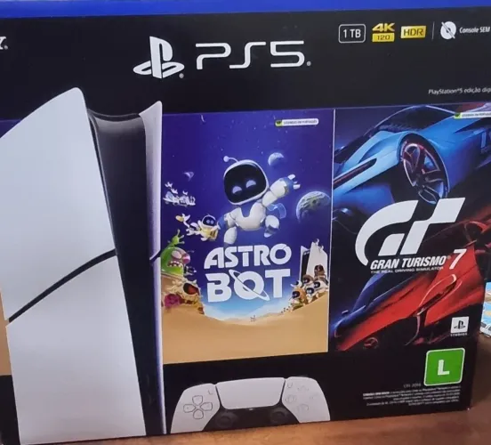 Ps5 Slim 825Gb Semi com Garantia de 1 ano