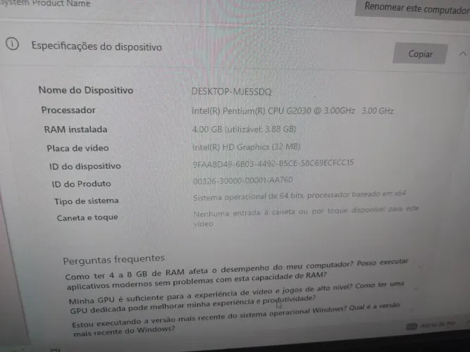 Computador completo para casa
