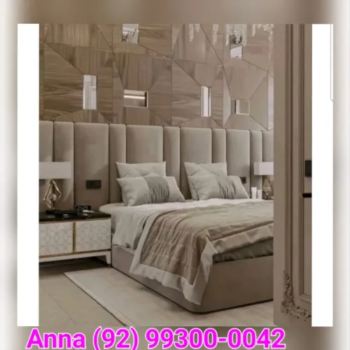 Cabeceira de luxo com design moderno sob medida 
