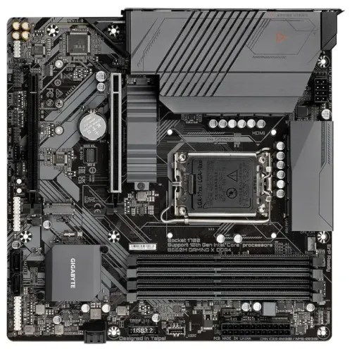 Placa Mãe LGA1700 B660 DDR4 c/ M.2 e 4 Slot Memória 12ª Geração e 13ª Geração - WZetta