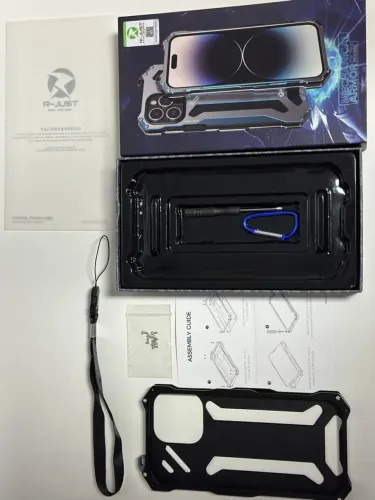Capa R-JUST Mechanical Armor para iPhone 15 pro max