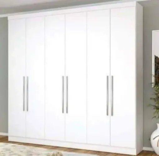 Guarda Roupa Casal 6 Portas 100% MDF Rufato - Paga na Entrega