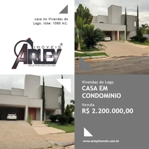 casa no Vivendas do Lago. lote: 1080 m2.