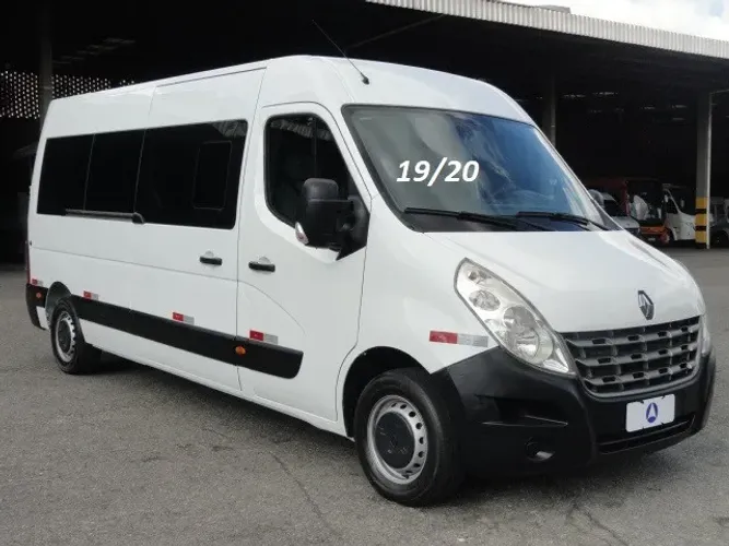 Van Renault Master Ano 19/20 Único Dono 16 Lugares a Partir de R$ 165.000,00