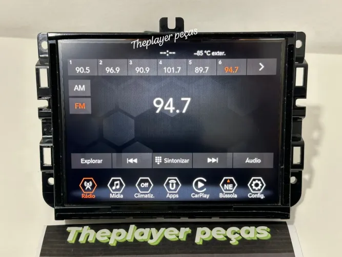 Multimídia Jeep Compass original com senha e Apple CarPlay