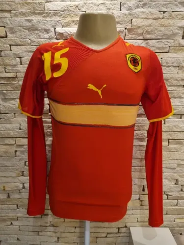Kit com 3 camisas da seleção de Angola (modelo de jogador) - temporada 2010-2011