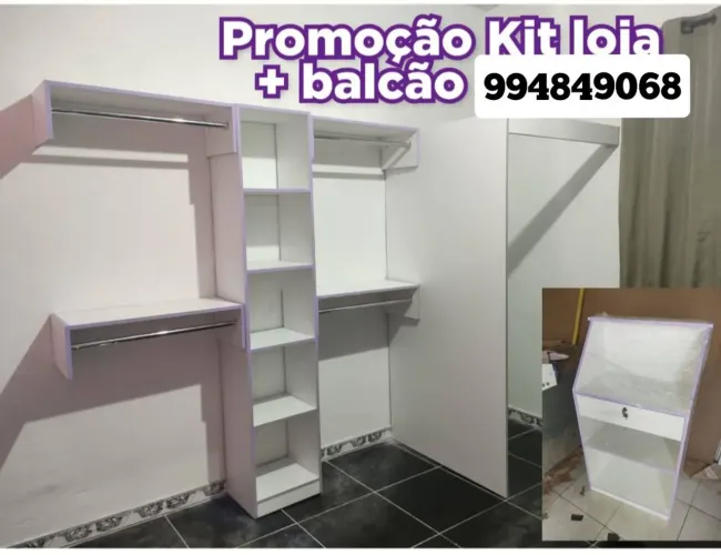 Kit loja + balcão - Promoção