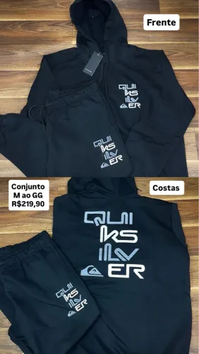 Conjuntos e agasalhos de Moletom Quiksilver